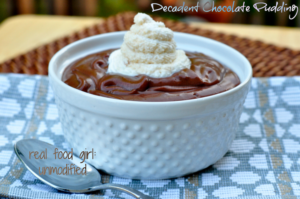 Decadent Chocolate Pudding With Peanut Butter Whipped Cream 6878